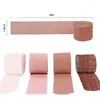 Dekoracja imprezy 4PCS Rose Gold Birthday Pink Crepe Paper Streamery Wiszące Dekoracje na ślub Bachelorette Baby Bridal Prysznic