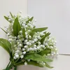 Decorative Flowers 1/6pcs Artificial Flower Lily Of The Valley Convallaria Majalis Wedding For Bridal Bouquet Decoration