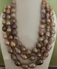 Ketten Wunderschöne 12–13 mm mehrfarbige Südsee-Perlenkette, 121,9 cm, 925er