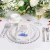 Dinnerware Sets Disposable Plastic Cutlery Set Rose Gold Silverware Wedding Party Utensil 75pcs 25set Birthday Golden Dinner Knives Forks