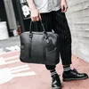 Factory whole men bag multifunctional man portable computer bags simple bulk leather briefcase business trend all-match leisur261I