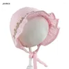 Cappelli Lovely Baby Lace Court Hat Princess Fashion Bonnet regolabile Estate per il campeggio all'aperto