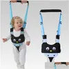 Baby Walking Wings Animal Print Harness Sling Andador Cintura per bambini Alzarsi in piedi Sicurezza Corda di trazione Artefatto Aiuta i bambini Walker Produc Dhojx