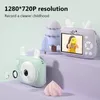 Cameras numériques mini dessin animé Po Camera toys Enfildrens Enregistreur vidéo Camogramme pour les enfants filles garçons de Noël bébé cadeau