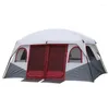 Tendas e abrigos Grande tenda de acampamento ao ar livre Big Family 8 10 12 Pessoas Cabine de Cabin Anti -UV Marquee à prova d'água