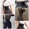 여성용 셰이퍼 라텍스 허리 트레이너 Shapewear 여성 Underbust 코르셋 슬리밍 Cincher 모래 시계 셰이퍼 콜롬비아 Fajas 모델링 스트랩 벨트