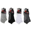 Sports Socks Men's Cotton Non-Slip Yoga med grepp som andas anti Skidgolv för Pilates Gym Fitness Storlek 39-44