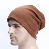 Chapéu de gorro de inverno para homens mulheres grossas de luxo de malha quente proteção orelha