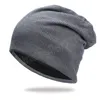 Chapéu de gorro de inverno para homens mulheres grossas de luxo de malha quente proteção orelha