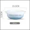 Bowls Ceramic Bowl Single Soup Thick Edge Eating Japanese Students Simple Creative Big Personality Household Tableware Drop Delivery Dhmpy