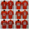 Man Football 10 Jerry Jeudy Jerseys 31 Justin Simmons 33 Javonte Williams 88 Demaryius Thomas 3 Russell Wilson 13 KJ Hamler Stitched Orange White Navy Blue Color Rush