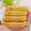 Bangle Annayoyo Trendy peut ouvrir 1pcs Moyen-Orient Arabe Dubai Gold Color Bangles Bracelet For Women African Jewelry Cadeaux