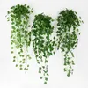 Decorative Flowers 90cm Silk Plant Artificial Vines Creeper Leaves Garland Wall Hanging Fake Ivy Vine For Home Indoor Decor