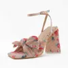 2024 New Summer KarinLuna Super High Heel Bow Comfortable Sweet Office Ladies Sandals Plus Size 44 T221209 34156