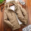 Men's Down Winter Coat Windbreaker Wool Thick Warm Military Cap Street Wear Jacket Clothing