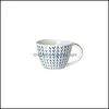 Tasses 400 ml manche simple en céramique géométrique en céramique Irregar Shape Nordic Home Dony Retro Handpaged Mug Drop Livilar Garden Ki Dhrr2