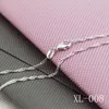 Chains Walerv 5pcs / lot Promotion Collier de chaîne d'onde de eau Placage de la mode Bijoux pour les femmes en gros 16-30 pouces
