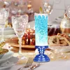 Bougeoirs Bougies de Noël sans flamme à piles Eau LED avec changement de couleur de paillettes pour