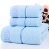 Towel Geometric Towels Set Comfortable Cotton Bath Thick Shower Bathroom Home Spa Face For Adults