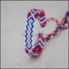 Id Identification 12 Colors Bohemian Luxury Designer Jewelry Women Girls Mticolor Rope Braided Bracelet National Style Handmade Adj Dhppo