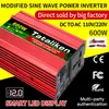 Модифицированный синусонологичный инвертор DC12V/24V AC220V 50 Гц 60 Гц 2600 Вт 3000 Вт 4000 Вт с дисплеем трансформатора напряжения Home Universal сокет