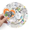 Подарочная упаковка MX/50pcs Rhinoceros Sticker для планировщиков канцелярские канцелярские товары водонепроницаемые наклейки ноутбук