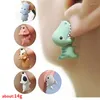 Stud -oorbellen schattig dierenbeet oorrang dinosaurus geschikt voor vrouwen cartoon kleine hond walvis tieners meisje grappige cadeau tiener accessoires