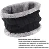 Halsdukar s halsdukhandskar sätt varm stickning tjock ull foder hatt hals mäns och kvinnors vintermössa
