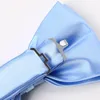 Bow Ties 2022 Double Fabric Tie Designers Brand Groom Butterfly For Men Luxury Men's Bowtie Wedding Party Cravat Presentlåda