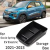 Organisateur de voiture pour Dacia Spring EV électrique 2022 accessoires 2023 1 ensemble Console centrale accoudoir rangement support de la boîte intérieur