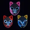 Parti Masques Demon Slayer Tanjirou Masque Sabito Mascarilla Makomo Cosplay Masques Halloween Costume Mascaras Led Fy7942 Drop Homefavor Dha9H