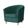 Chair Covers Elastic Velvet Club Bath Tub Armchair Stretch Soft Single Sofa Slipcover Bar Counter With Seat Cover Home El