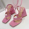 Per sandali rosa bianchi donne stampare serpente in modo strano tacchi alti alti alti in punta di punta di scarpe da festa t221 17b4