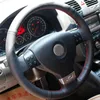 Customized Car Steering Wheel Cover Hand Sewing Braid For Volkswagen Golf 5 Mk5 Passat B6 Mk5 Tiguan 2007 2008 2009 2010 2011