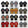 Hommes Football 15 Patrick Mahomes Maillots Tous Cousus Arc-En-Ciel Léopard Grain Césure Déesse Ombre Drapeau Chanvre Gris Dérive Fumée Vapeur Couleur Rush Pour Les Fans De Sport