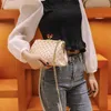 50% Discount in Stores 2023 Fashion Bag New Style Women's Fashion Printing Clip Simple One Shoulder Chain Small Square Good Cross Body