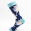 Men's Socks Fashion Casual Panda Animal Crew Sock Funny Print Colorful Painting Cotton