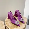 Звездный заостренный женский носок элегантные летние каблуки в высоком стиле Гладиатор Обувь Офис Леди Сандалии Аффинс -Афтоун Шуфу туфли на каблуке T221209 265