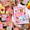 50 Sheets Retro Design Pictorial Deco Stickers Set Set