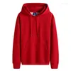 Heren Hoodies Aangepaste Logo Spring en herfst Jonge Young Men's Schouder-valling lange mouwparen Drawring pullover Women Hoodeded