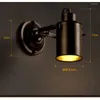 Vägglampor homhi svart industriell liten led ljus tillbehör hem dekor vintage utomhus dekoration trädgård lampa HWL-040