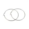 Hoop Earrings Punk Diameter 7 Cm-2 Cm Stainless Steel Hoops Earring For Women High Quality No Faded Big Circle Ear Pendant Wholesale Jewelry