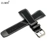 Diver Silicone Rubber Watch Bands 22mm para IWC Men Black Strap para IWC Buckle Zlimsn Brand197Q