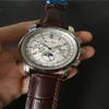 رجل الأعمال يشاهد الساعات الميكانيكية للرجال للرجال wristwatch 0020291d