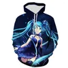 Heren Hoodies Spring and Fall Fashion Cartoon Anime Men Vrouwen Kinderen 3D Print Sweatshirts Casual Boy Girl Kids Streetwear Jacket