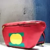 Luxe lederen bumbag gordel portemonnee liggende taille graffiti -zakken Fanny Pack beroemde stof mannen Dames Designer tas serienummer Datum Code Dust Bag 493869