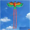 Uçurtma Aksesuarları 110cm Düz Kartal Çocuklar Uçan Kuş Uçurtmaları Windsock Açık Oyuncaklar Bahçe Bezi Çocuklar Hediye 220602 Damla Teslimat DHE0S