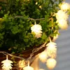 Strings Battery Operated 1m 2M 3M 5M PINECONE LED String Light Fairy for Outdoor Indoor Xmas Holiday Wedding Party Decoration