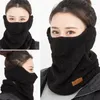 Foulards Automne Hiver Polaire Chaud 3 En 1 Foulard Masque Cache-Oreilles Causal Extérieur