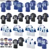 NCAA Kentucky Wildcats College Football 6 Josh Ali Jersey 5 DeAndre Square 23 Tyrell Ajian 24 Chris Rodriguez Jr 1 WanDale Robinson Bleu Noir Blanc Équipe